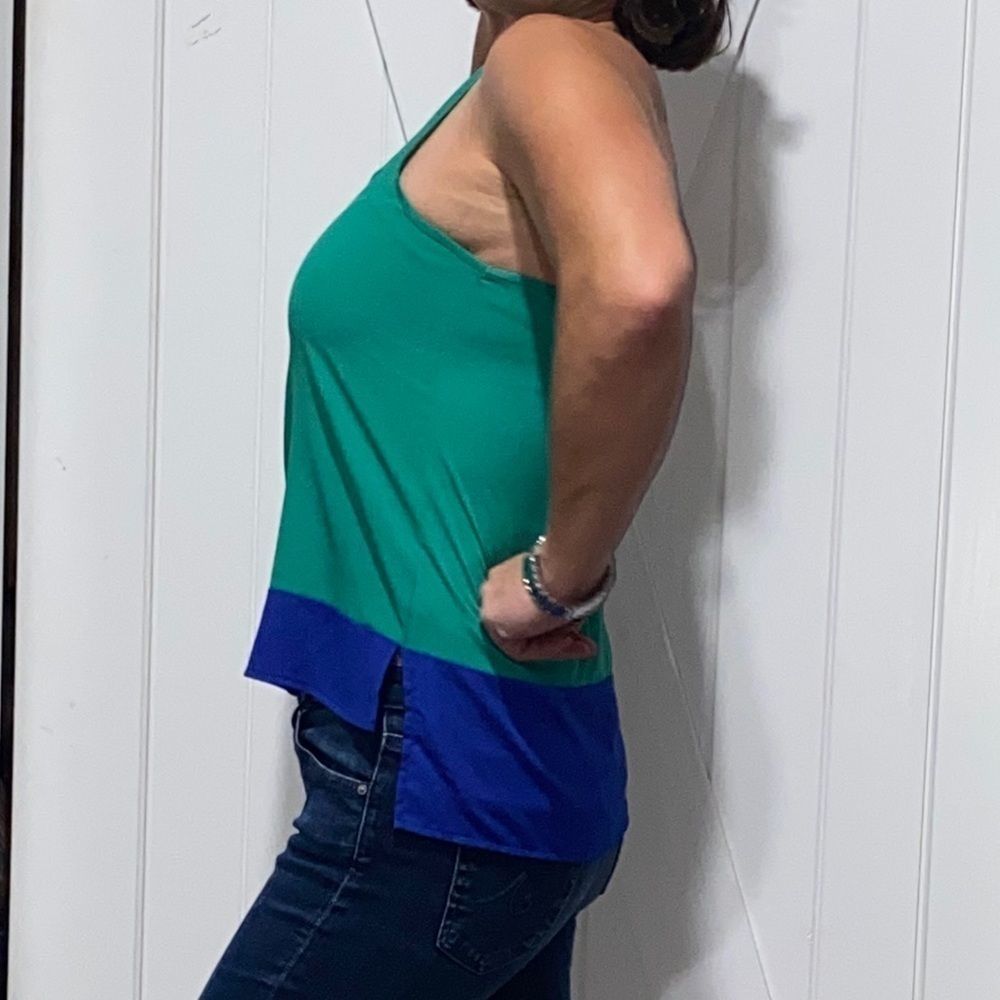 Maitai Hi-Low Racerback Colorblock Tank - Picture 2 of 4